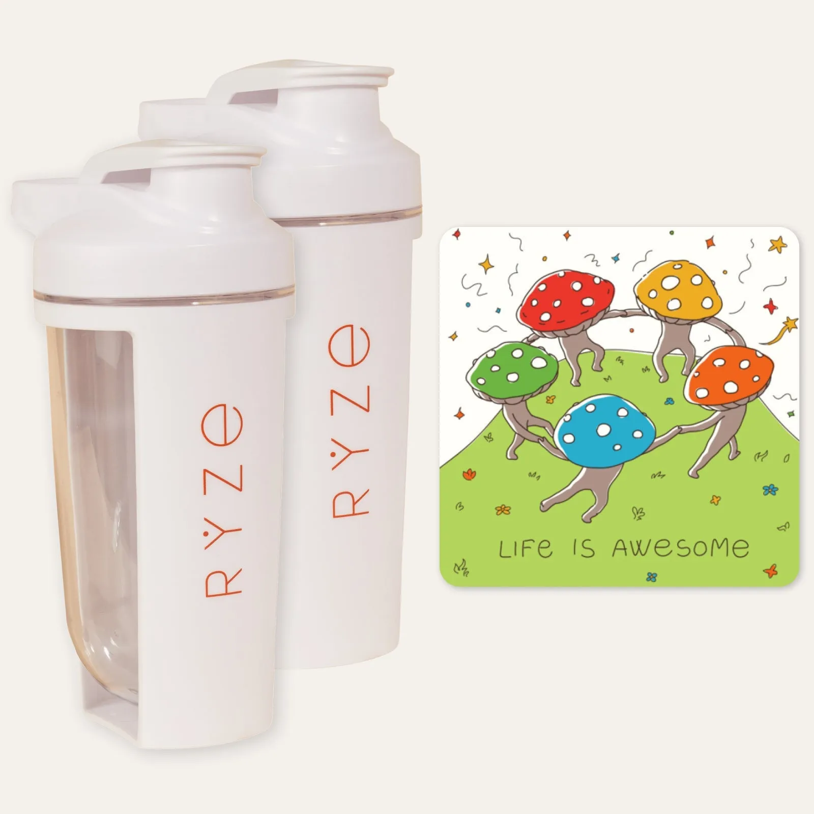 2 Shaker Bottles   FREE Gifts