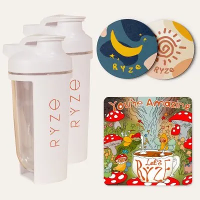 2 Shaker Bottles   FREE Gifts