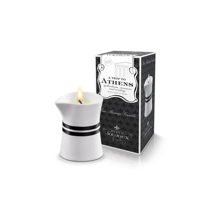 A Trip To Athens - Vegan Massage Candle by Petits Joujoux