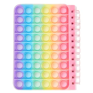 Accessorize London Girl's Silicon Push Popper Notebook