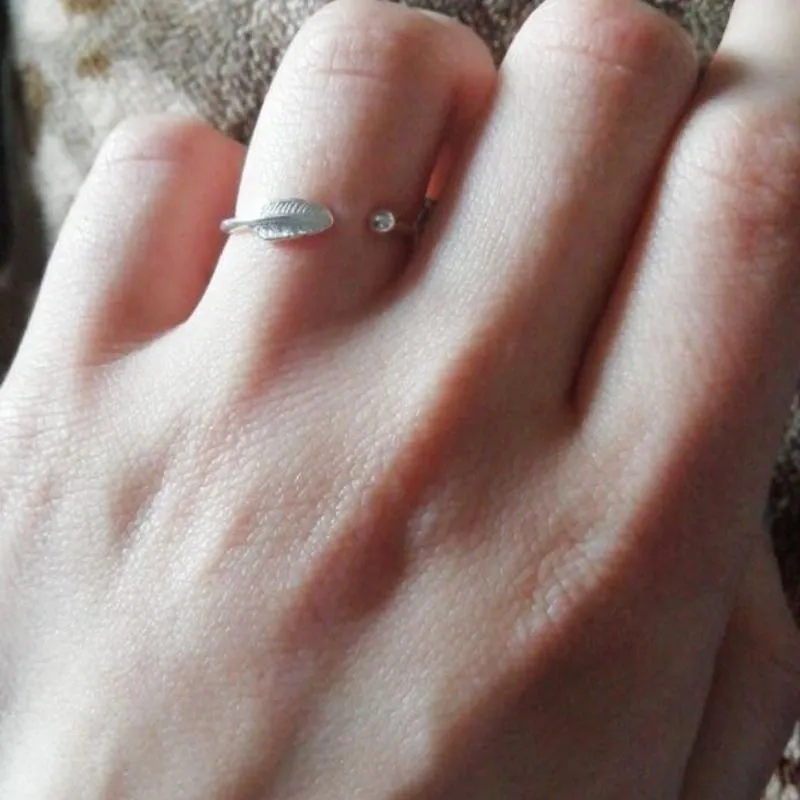 Adjustable Plume Ring（💝free shipping）