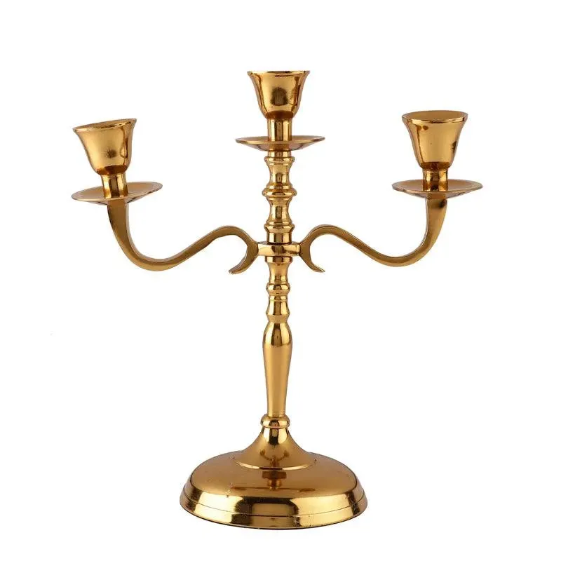 Arm Metal Candelabra Candlesticks Holder | Multiple Colors | 10 x 4.5 x 10 inches