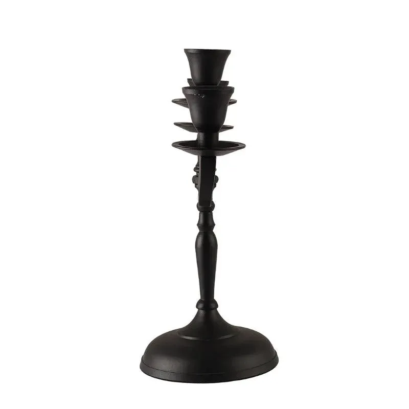 Arm Metal Candelabra Candlesticks Holder | Multiple Colors | 10 x 4.5 x 10 inches