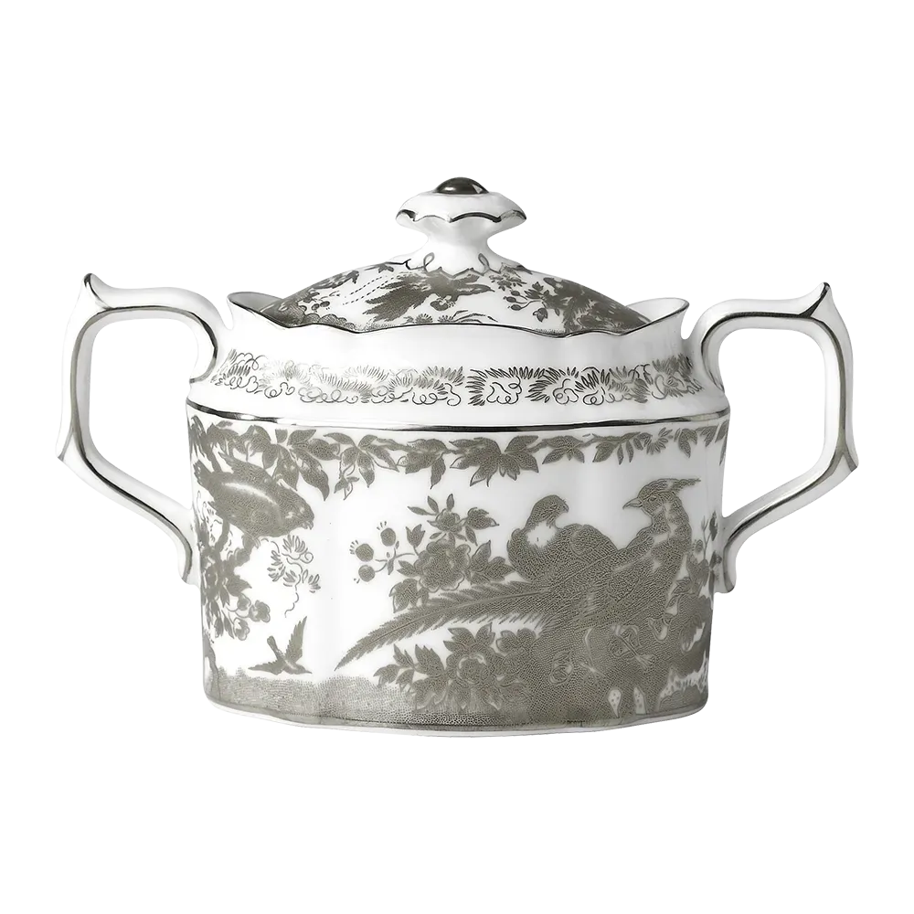 Aves Palladium - Covered Sugar Large (Royal Crown Derby)