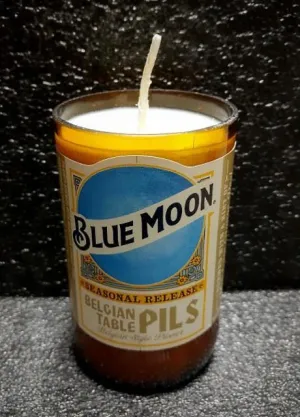 Blue Moon Belgian Table Pils (Seasonal Release) Beer Bottle Scented Soy Candle