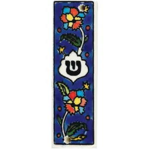 Bluenoemi Mezuzah for Door Jewish Gifts Home Blessing Israeli Gifts