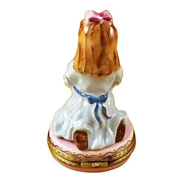 Brunette Girl Praying limoges box