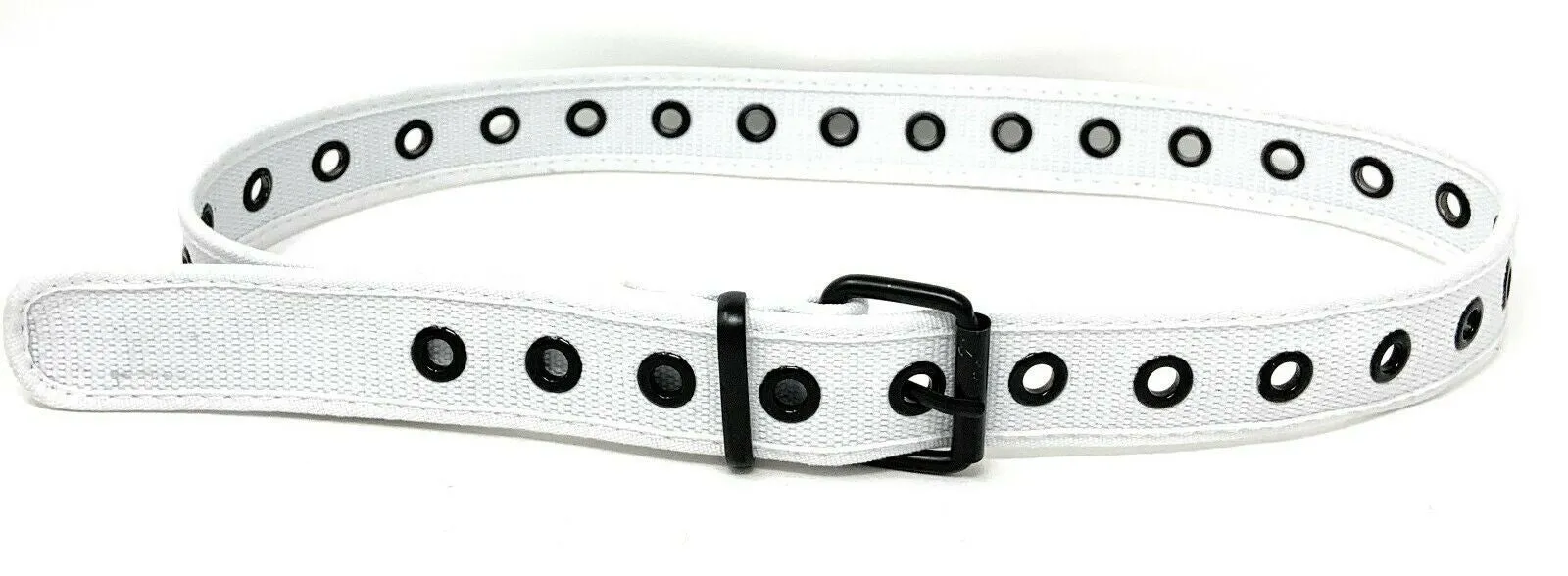 Casaba Canvas Belts Stylish 1 Hole Grommet Fabric Military Mens Women Unisex