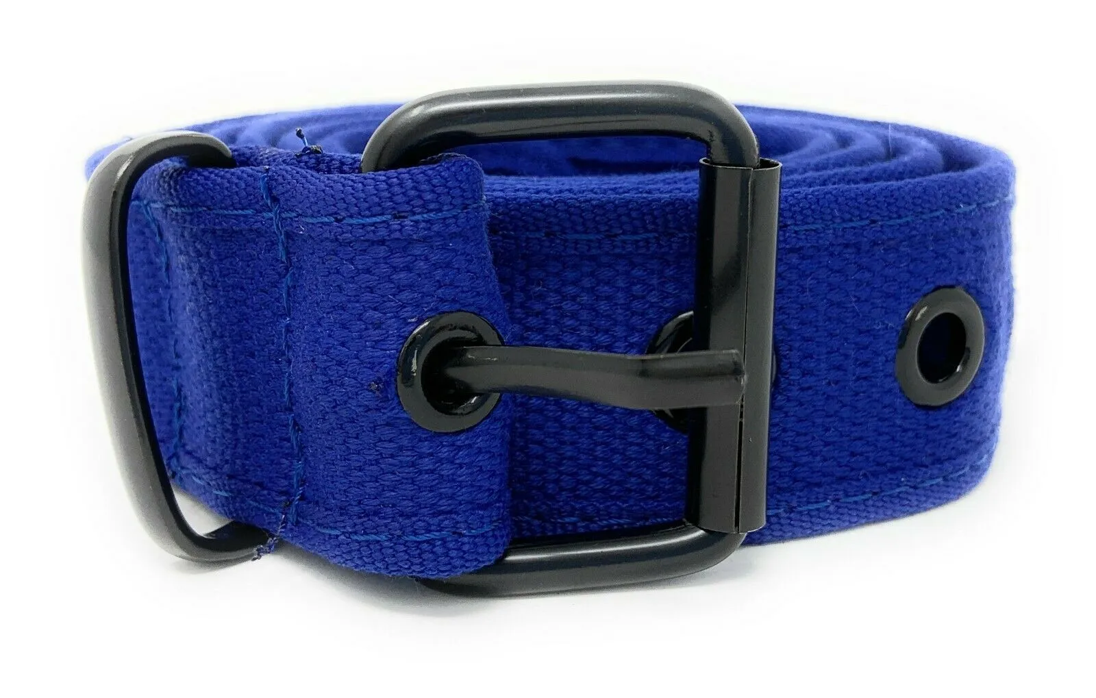 Casaba Canvas Belts Stylish 1 Hole Grommet Fabric Military Mens Women Unisex