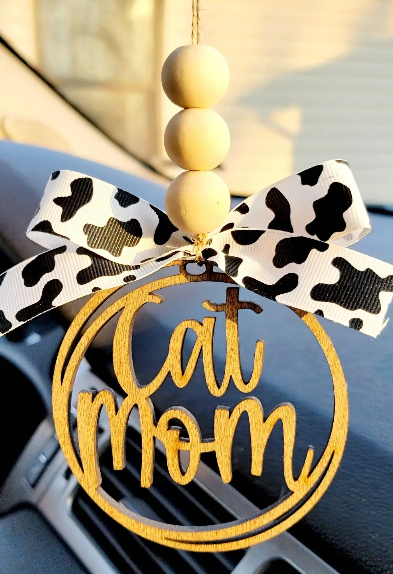 Cat Mom-Car Charm-ON SALE!