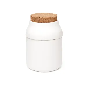 Ceramic Grinder   Jar Large White