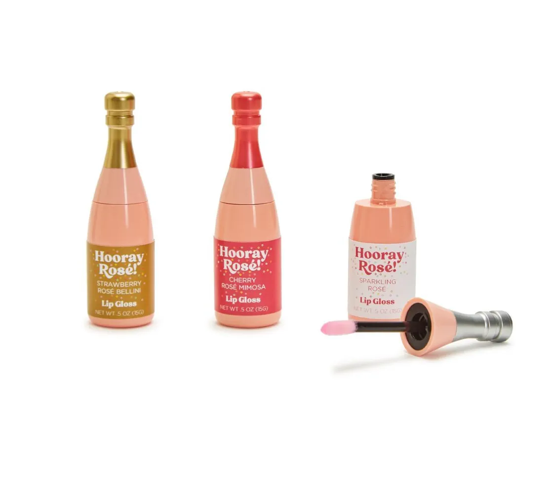 CHAMPAGNE BOTTLE LIP GLOSS - 3 Scents