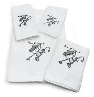 Children's 'Marcel Monkey' Cotton Towel Collection