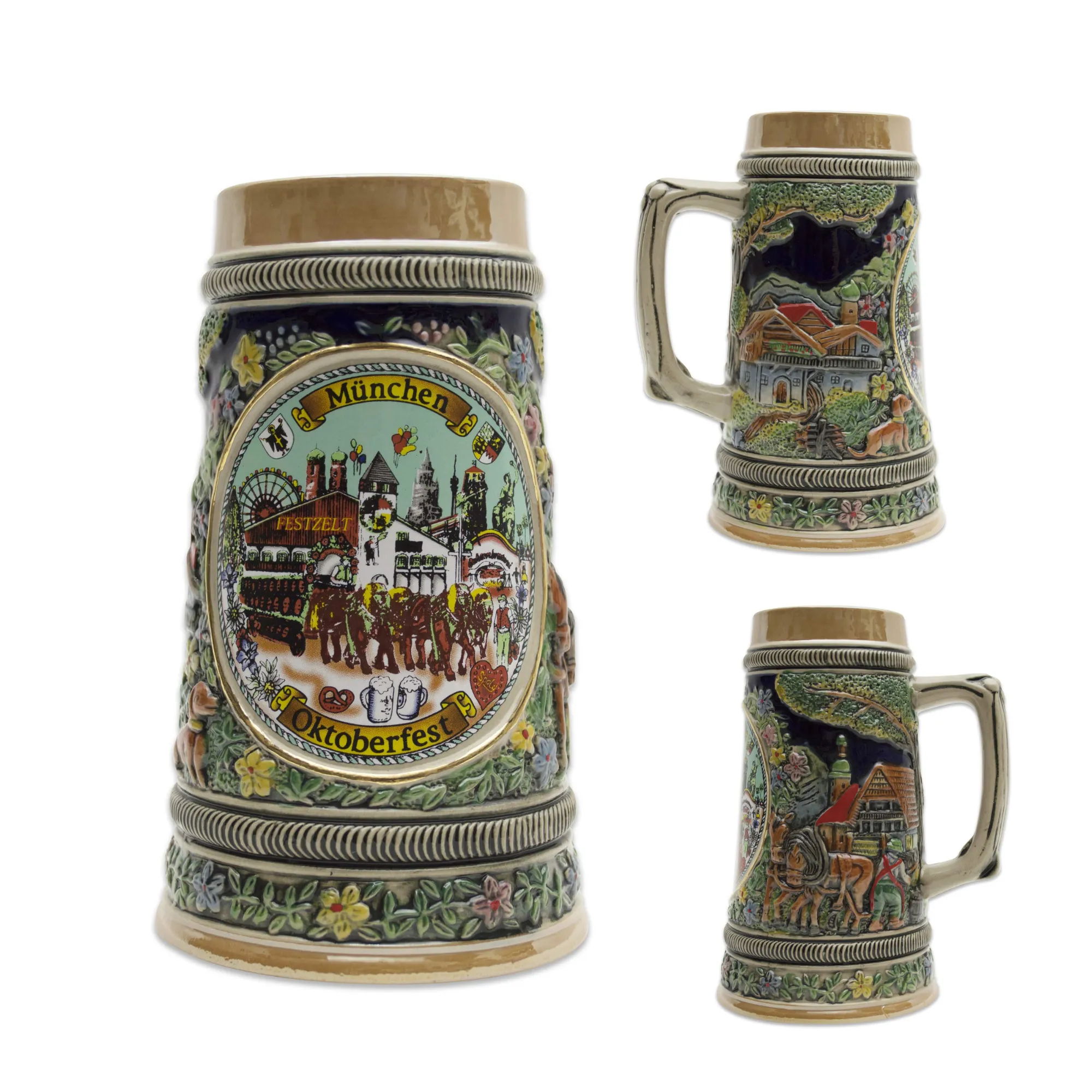 Collectible Oktoberfest Deluxe German Beer Stein