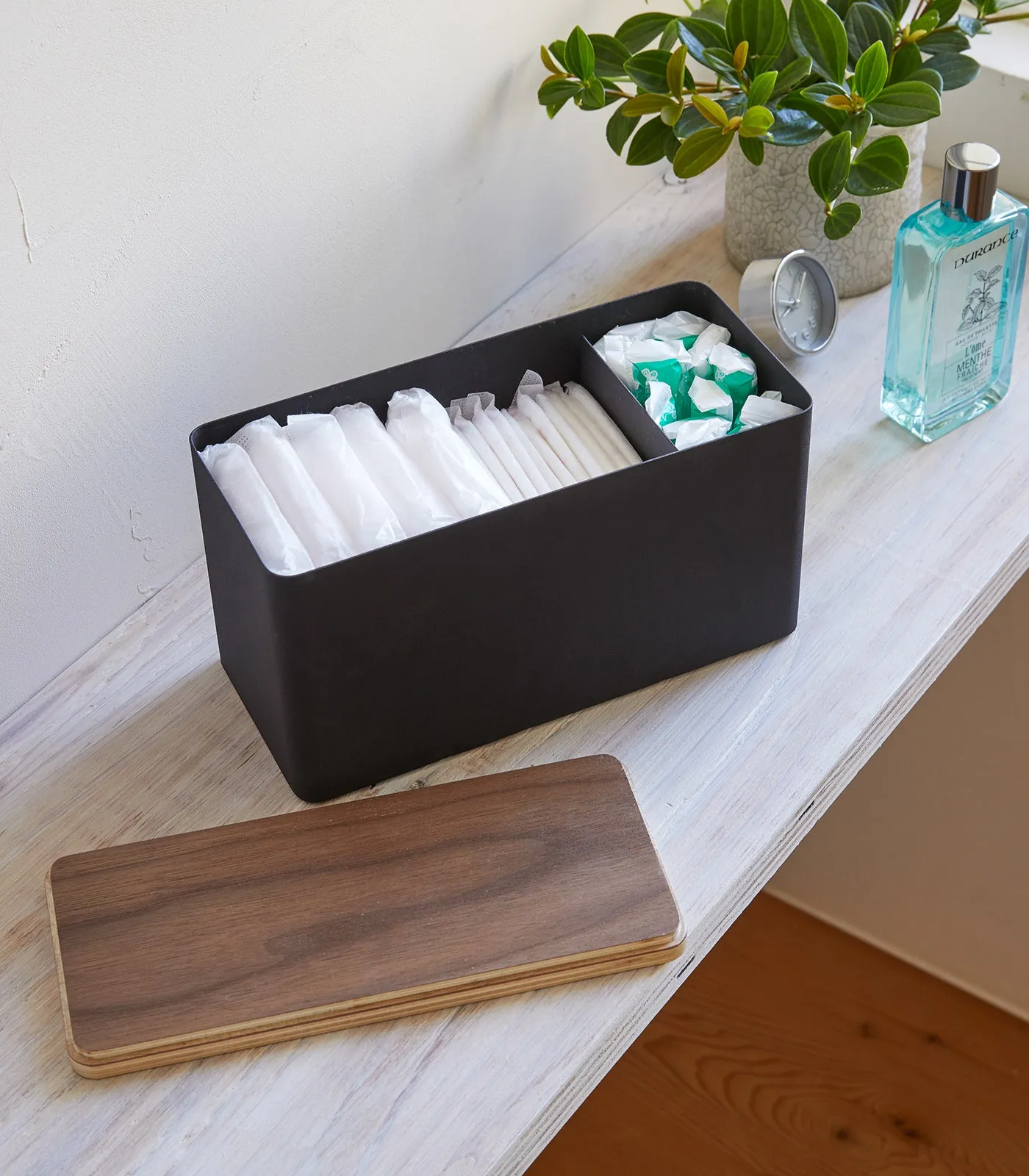 Countertop Organizer - Steel   Wood