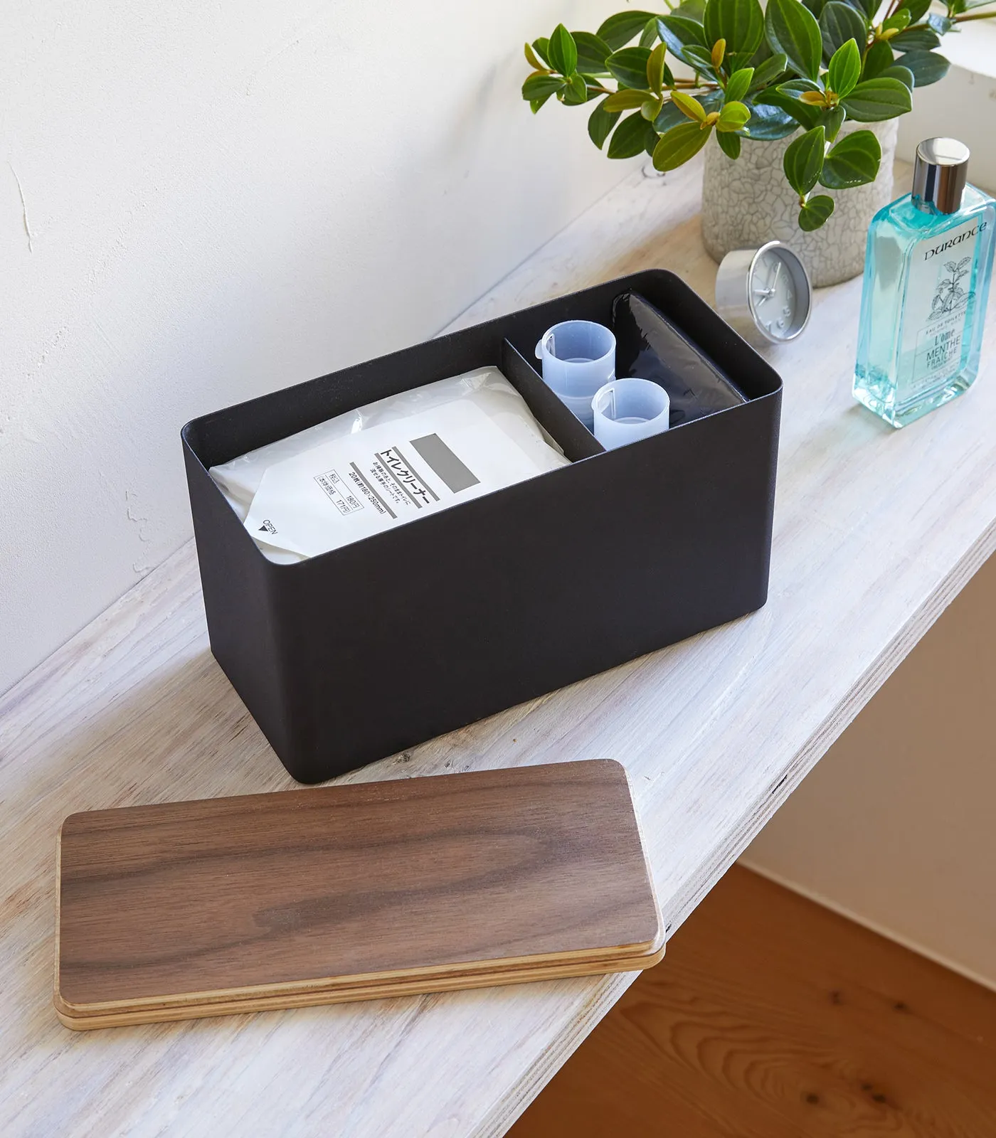 Countertop Organizer - Steel   Wood