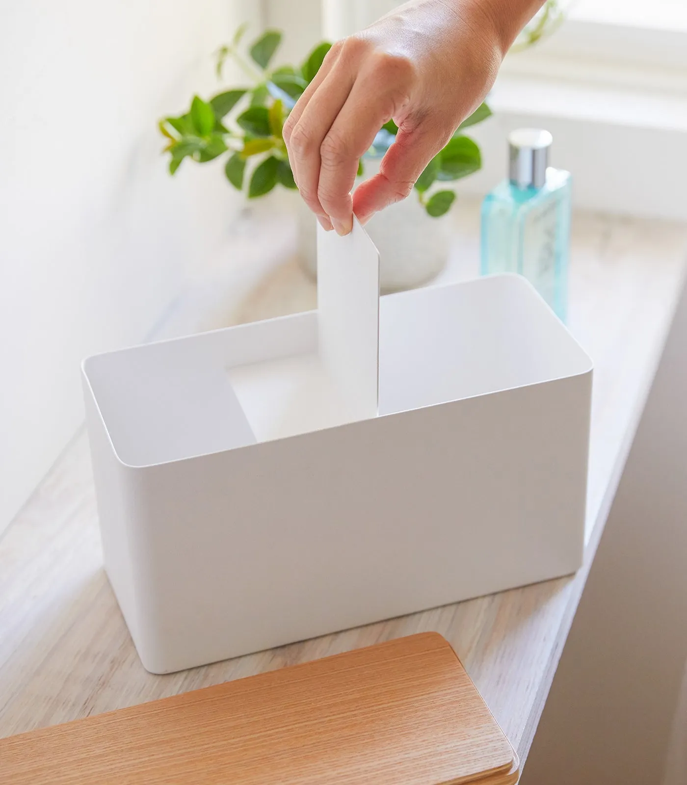 Countertop Organizer - Steel   Wood