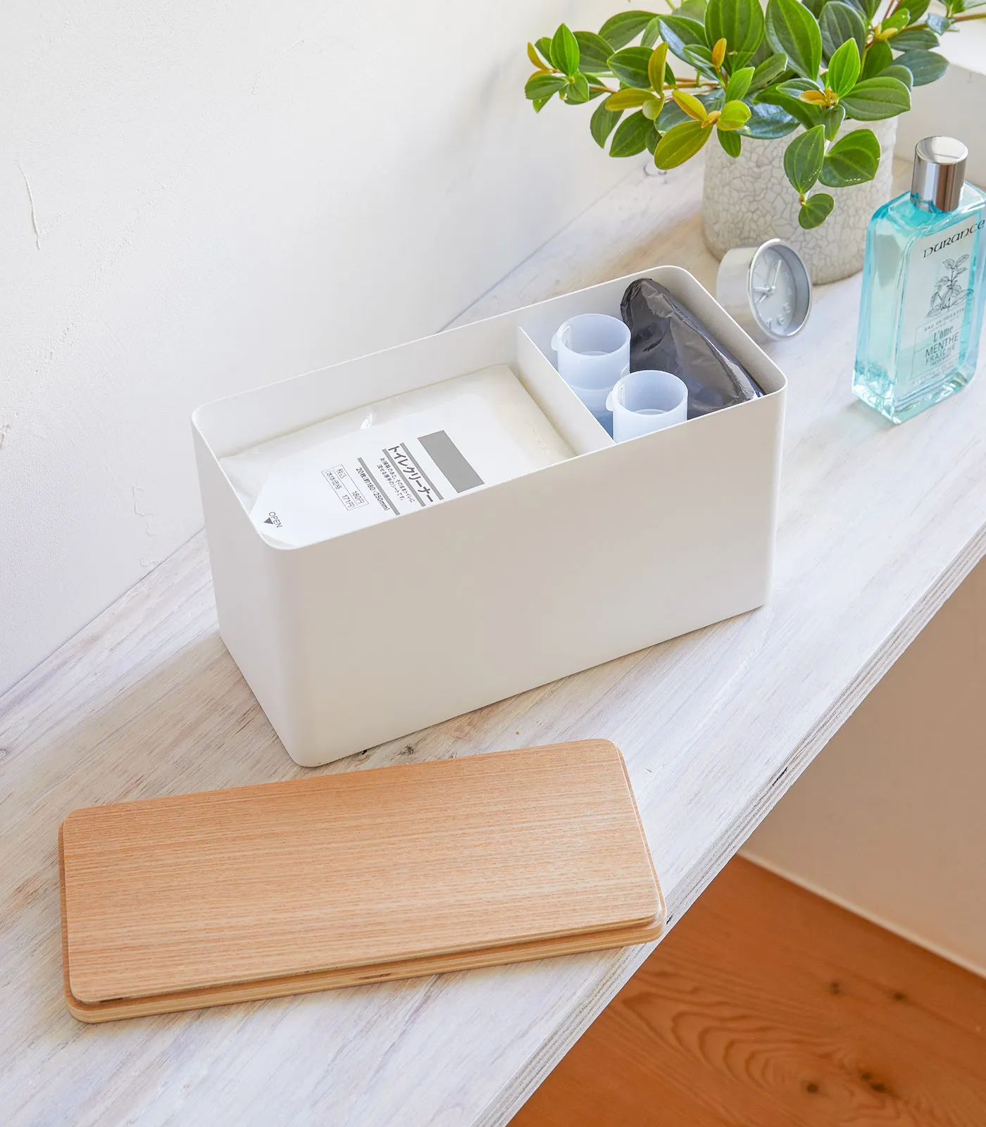 Countertop Organizer - Steel   Wood