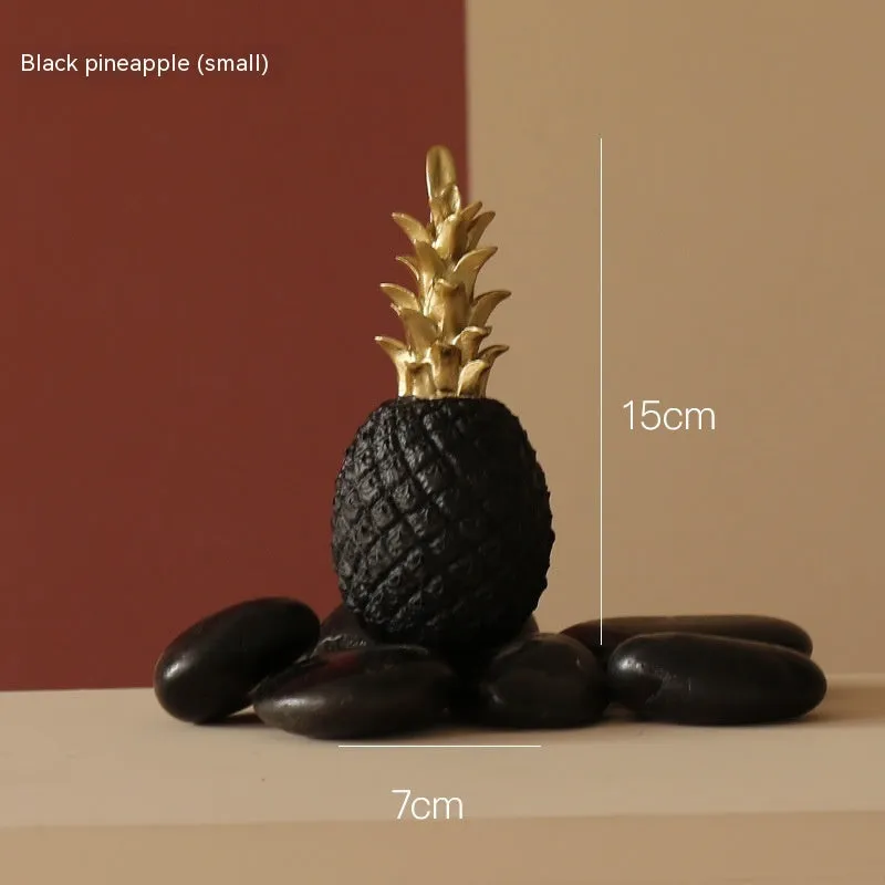 Creative Golden Pineapple Home Decoration Luxury in Gold, White or Black