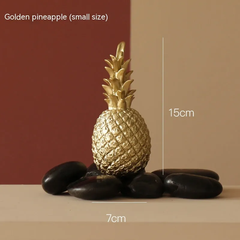 Creative Golden Pineapple Home Decoration Luxury in Gold, White or Black