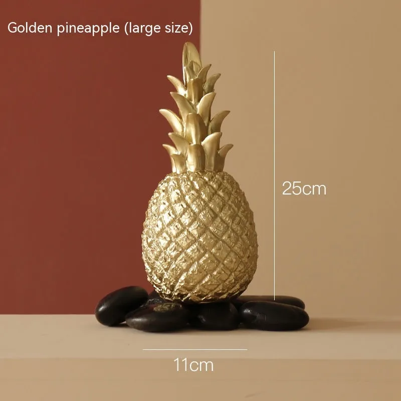 Creative Golden Pineapple Home Decoration Luxury in Gold, White or Black