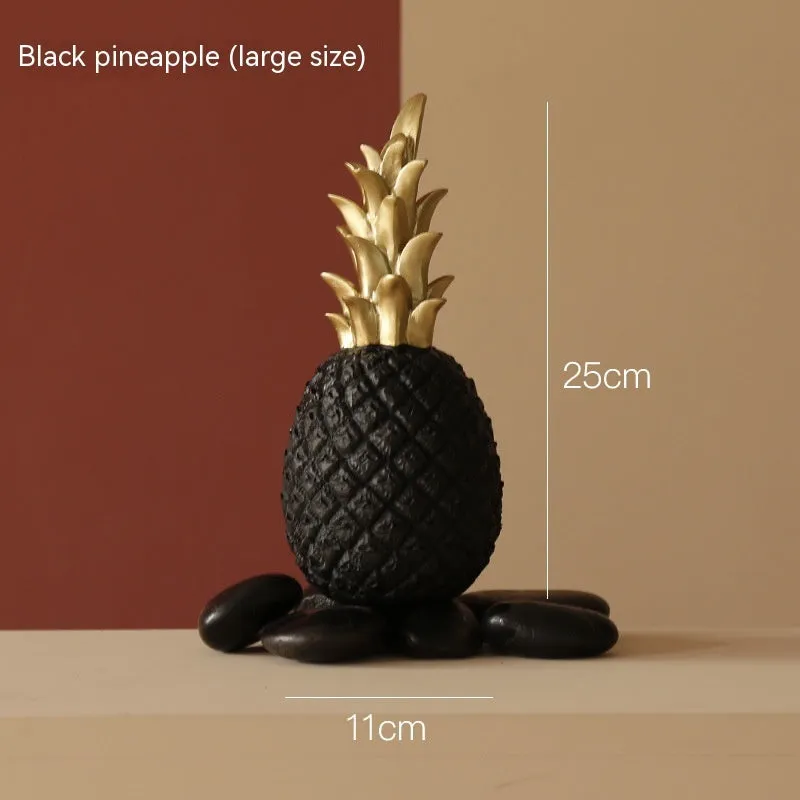 Creative Golden Pineapple Home Decoration Luxury in Gold, White or Black