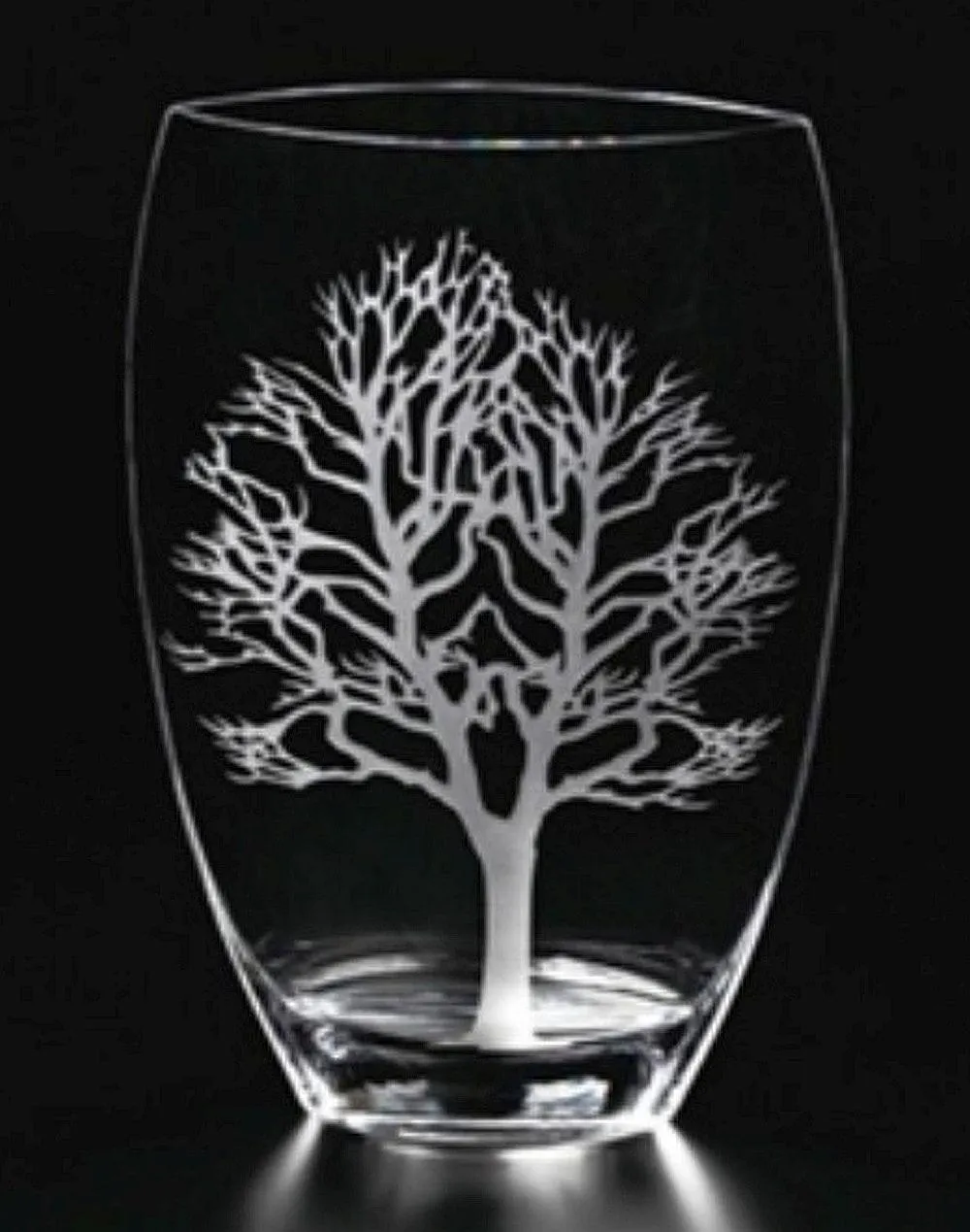 Decorative Crystal Vase - Tree of Life