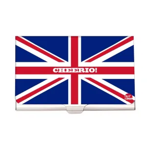 Designer Visiting Card Holder Nutcase - Cheerios Union Jack British Flag