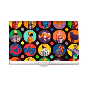 Designer Visiting Card Holder Nutcase - Lucky Art