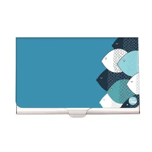 Designer Visiting Card Holder Nutcase - Lucky Fishes