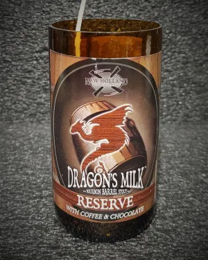 Dragon's Milk Coffee and Chocolate Beer Bottle Scented Soy Candle