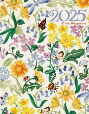 Emma Bridgewater Wildflowers Deluxe A5 Diary 2025