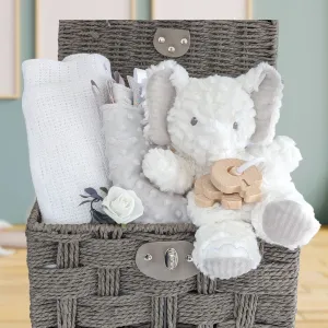 Enchanting Elephant Baby Gifts Basket