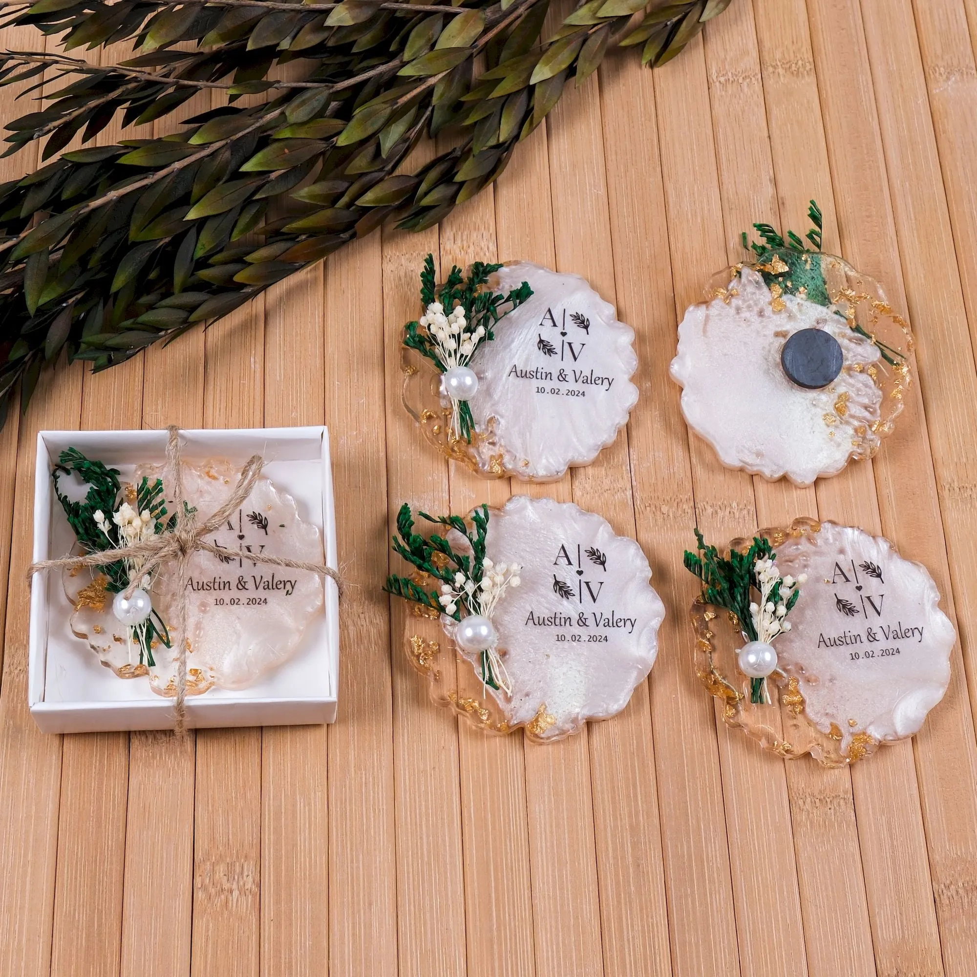 Epoxy Resin Magnet, Wedding Favors for Guests in Bulk, Wedding Favors, Birthday Magnet Favors, Baby Shower Favors, Bulk Fridge Magnet Favors