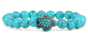 Fahlo Journey Sea Turtle Tracking Bracelet - Crystal Blue