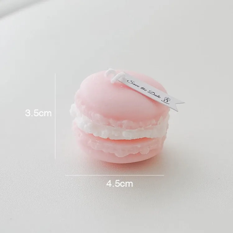 Food Scented Candle | Pink Macaron