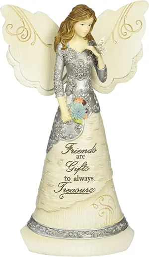 Friends are Gifts to Always Treasure 8-Inch Angel