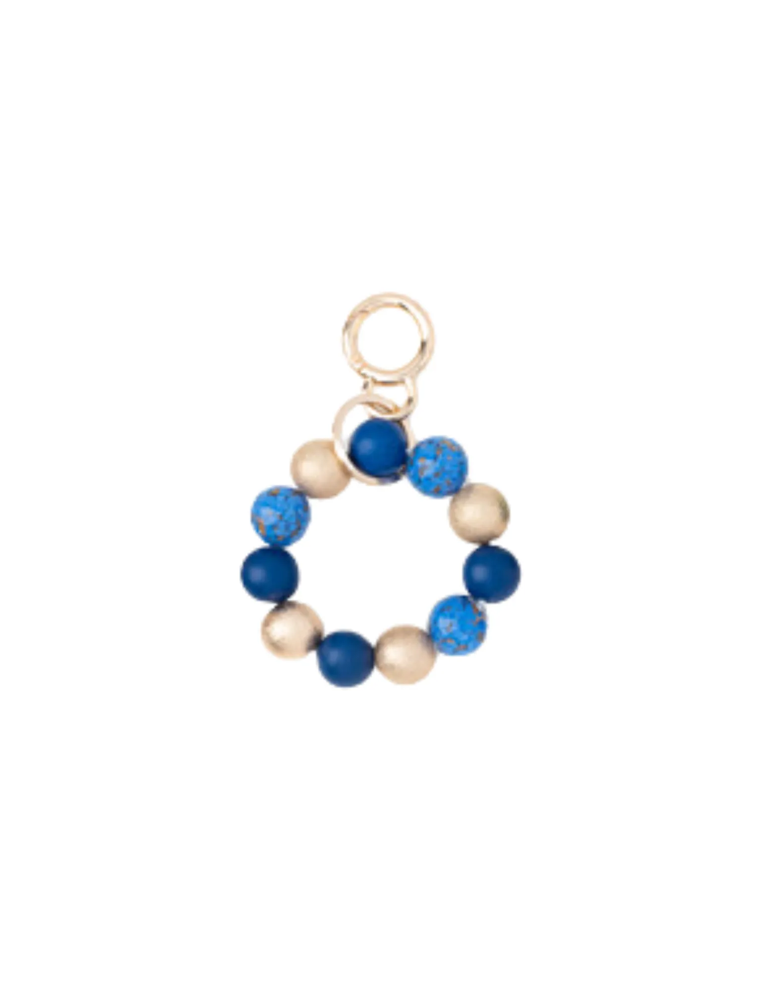 Ganz Metallic Beaded Key Ring *Multiple Colors*