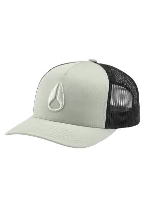 Iconed Trucker Hat - Moss Mist / Black