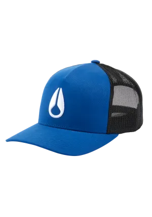 Iconed Trucker Hat - Royal / Black