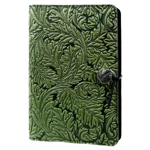 Leather Refillable Journal Notebook, Acanthus Leaf