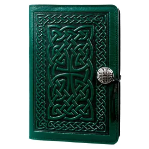 Leather Refillable Journal Notebook, Celtic Braid