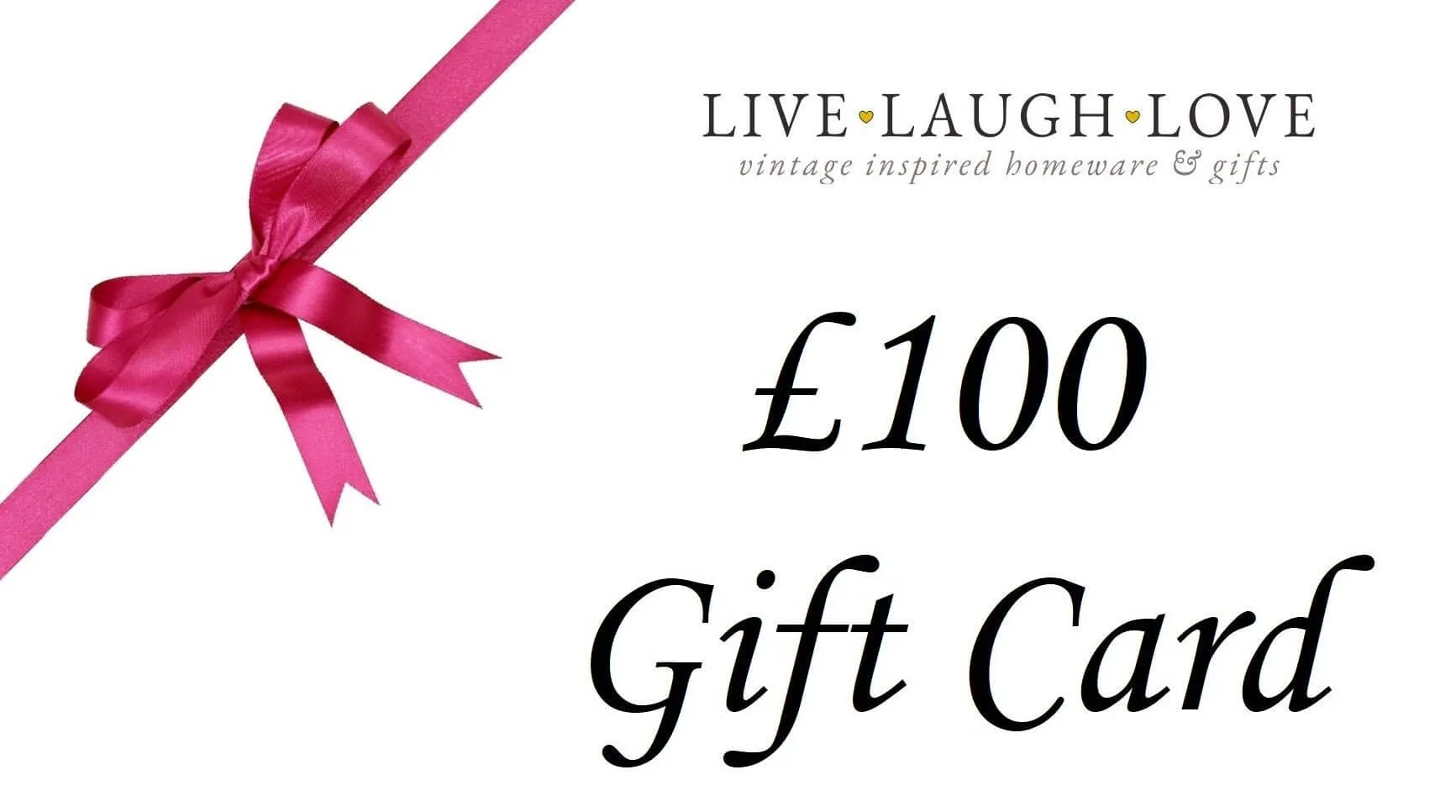 Live Laugh Love Gift Card