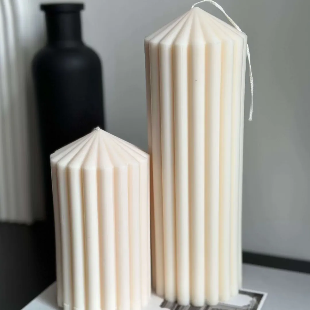 Luxe Ribbed Pillar Candle Gift Set | Luxury Gifts