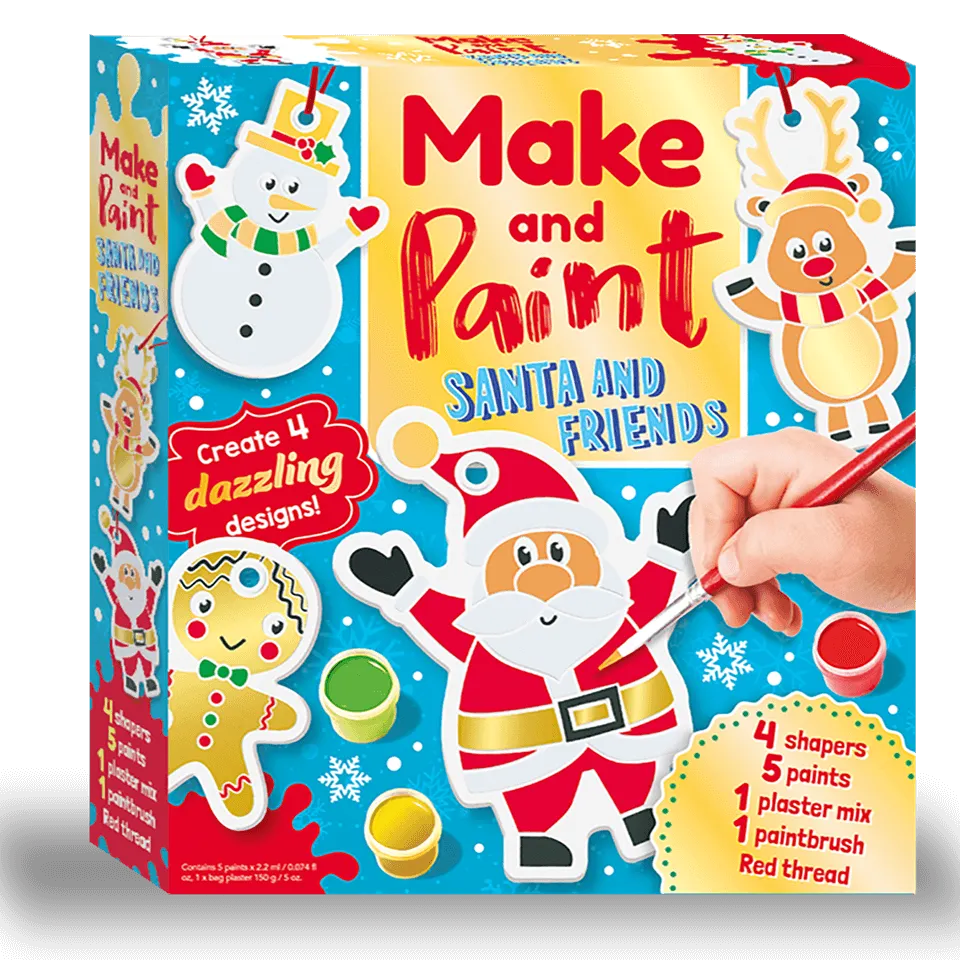 Make and Paint Santa and Friends