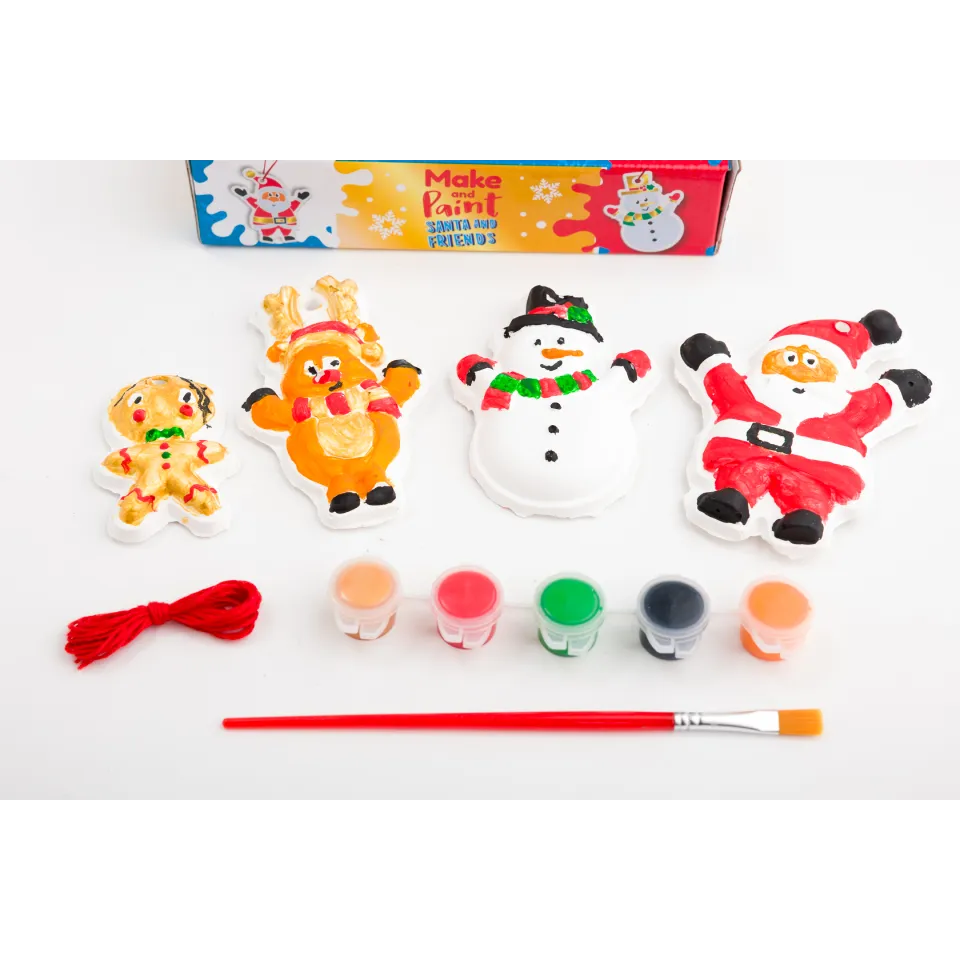 Make and Paint Santa and Friends