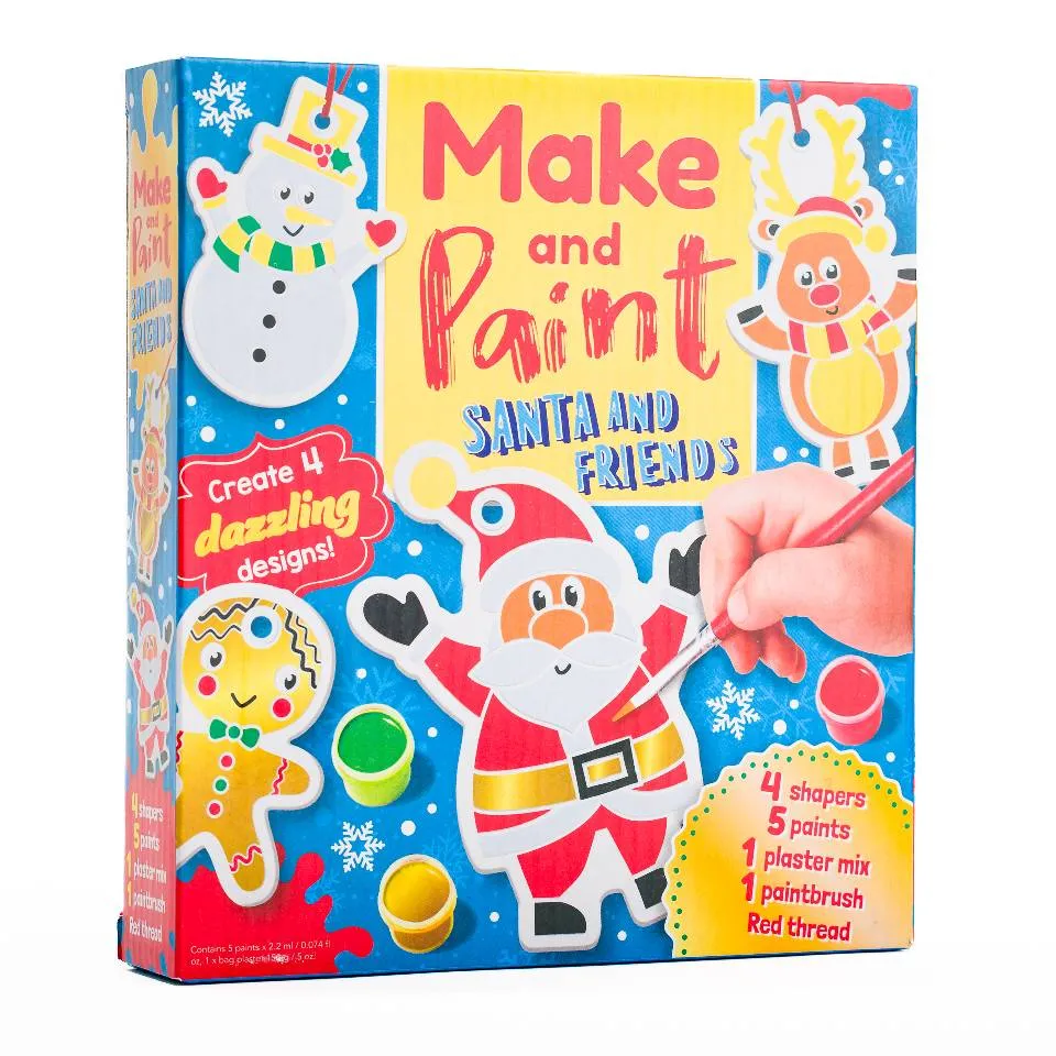 Make and Paint Santa and Friends