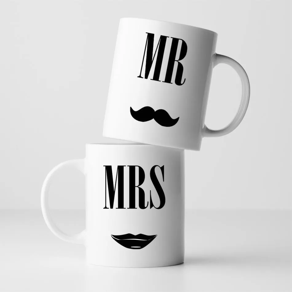 Mr and Mrs Mug Set