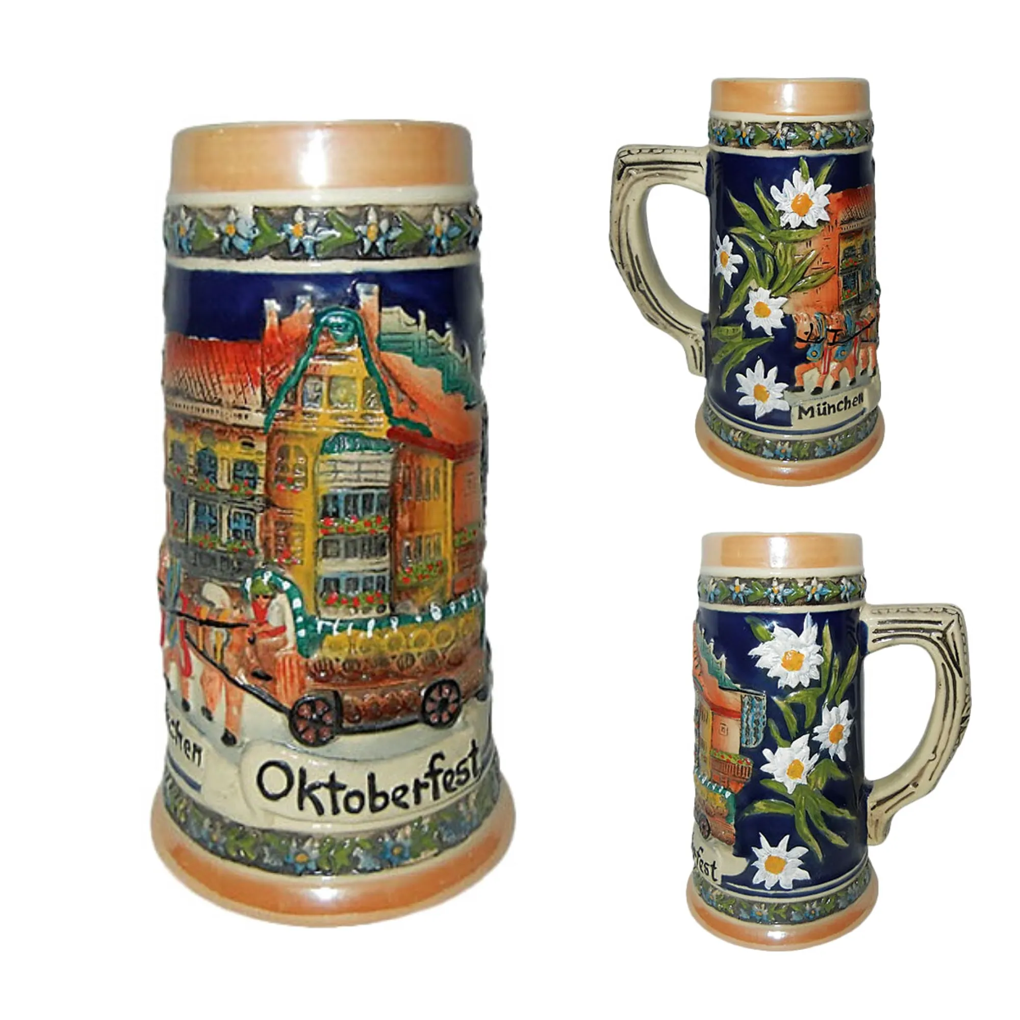 Oktoberfest Munchen Engraved German Beer Stein