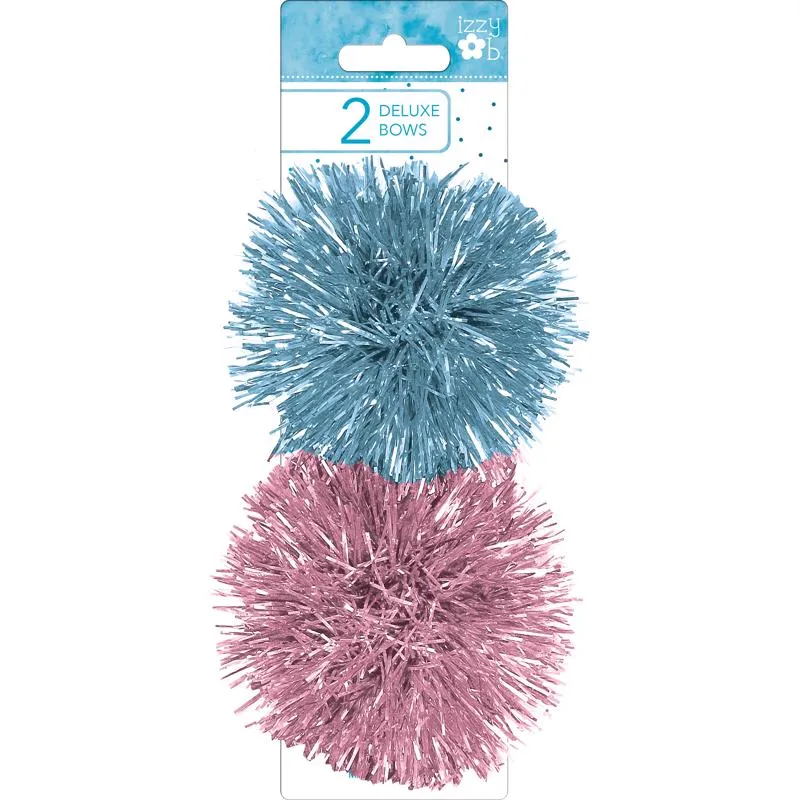 Paper Images Izzy Ob Assorted Pink/Blue Firework Bows